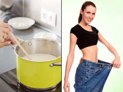 Slimming milk recipe