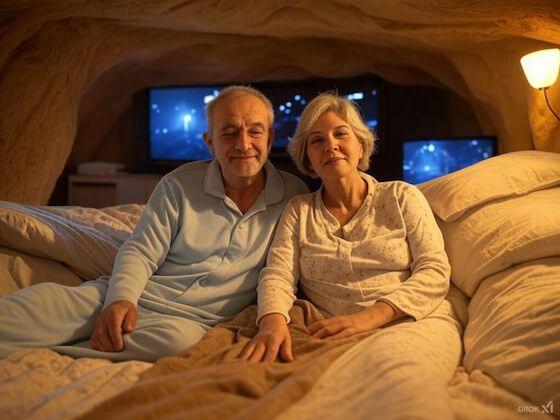 Couple in bedroom